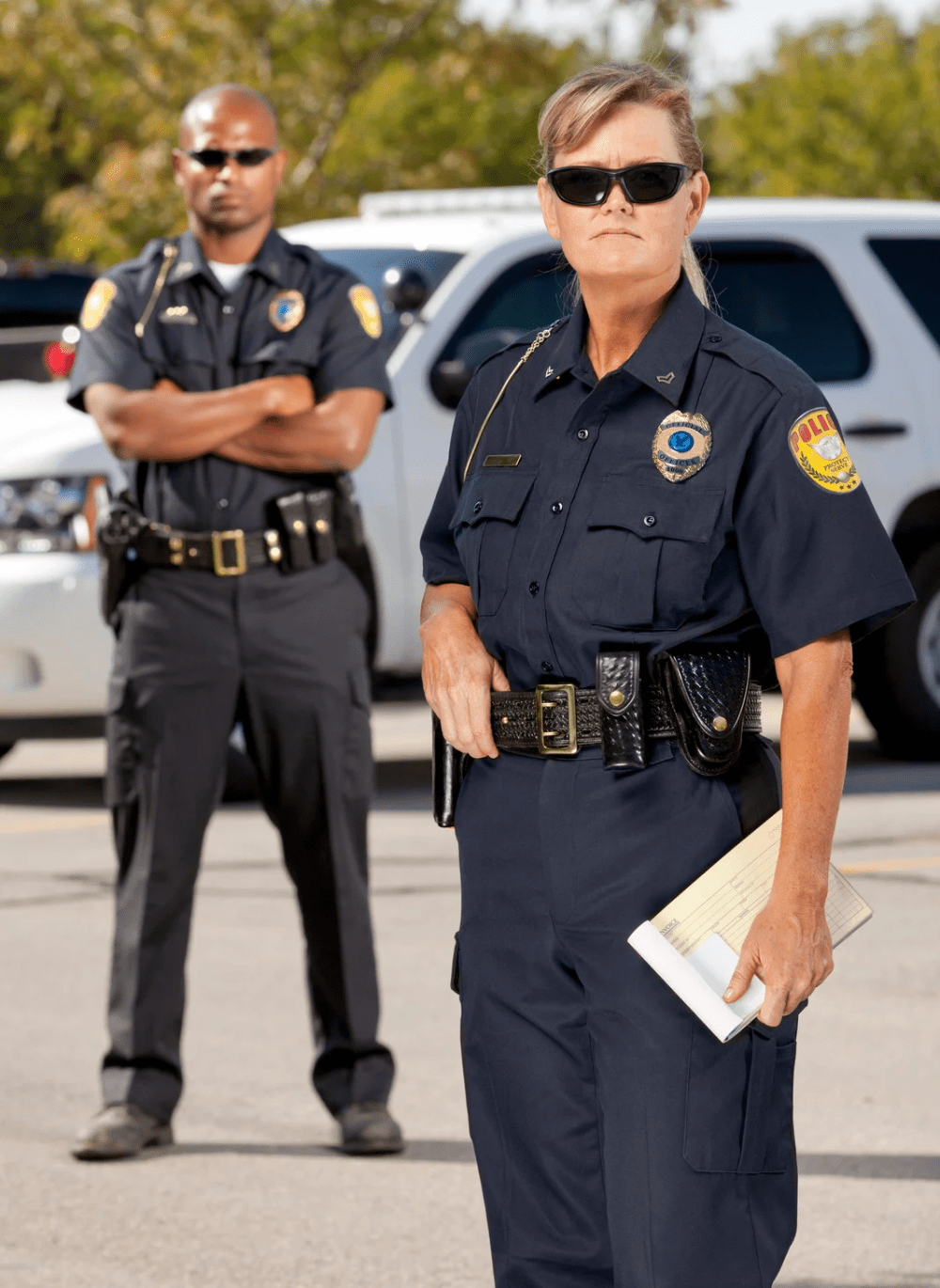 Police In Uniform - Questioned by the Police